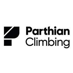 black Parthian climbing logo