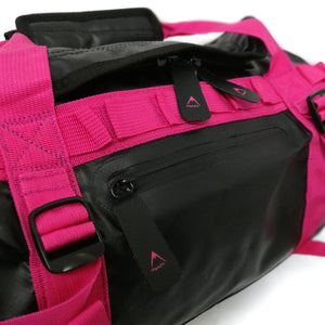 25L Psychi Voyager Duffle Bag Black/Pink