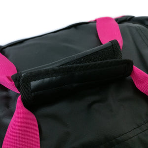 25L Psychi Voyager Duffle Bag Black/Pink