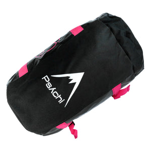 25L Psychi Voyager Duffle Bag Black/Pink